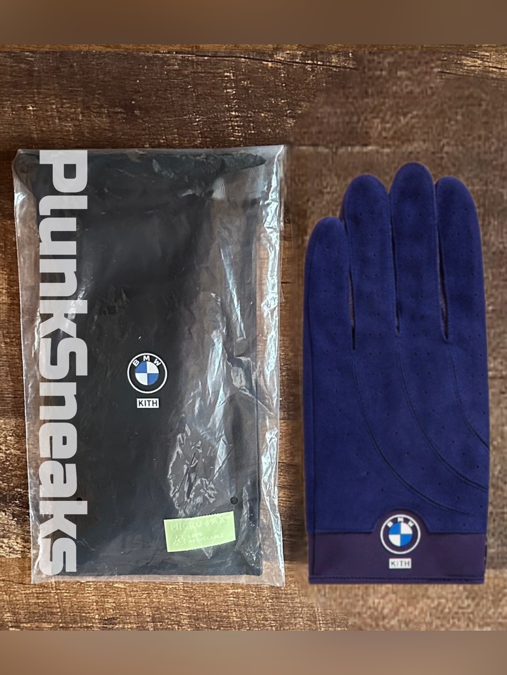 Kith for BMW Suede Napa Leather Driving Gloves • Techno Violet • 2026